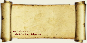 Anita Hinić vizit kartica